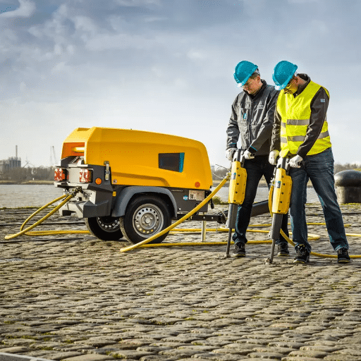 Top Applications for Portable Diesel Air Compressors in Construction