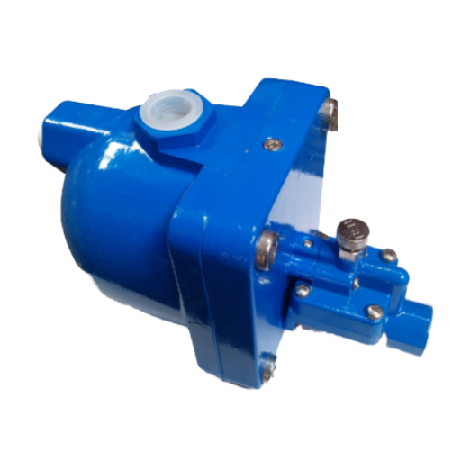 Compressed air condensate drains with no drainage